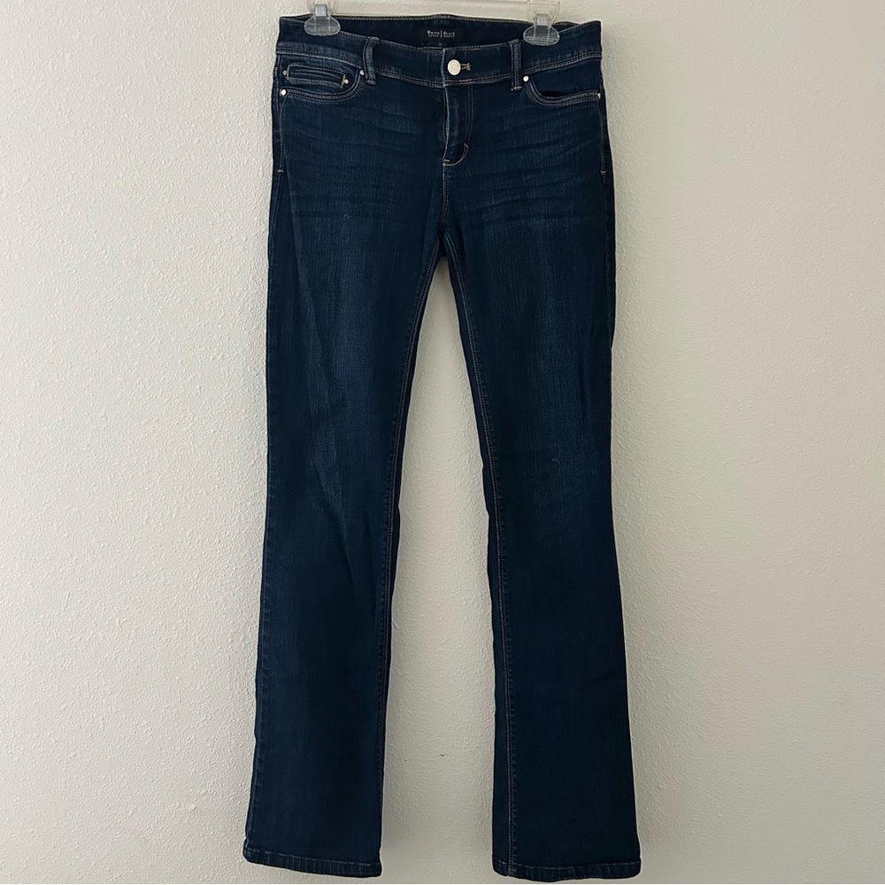 White House Black Market Dark Blue Boot Cut Jeans